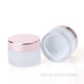 250 g vierkante glas luxe crème pomppot